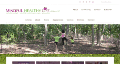 Desktop Screenshot of mindfulhealthylife.com